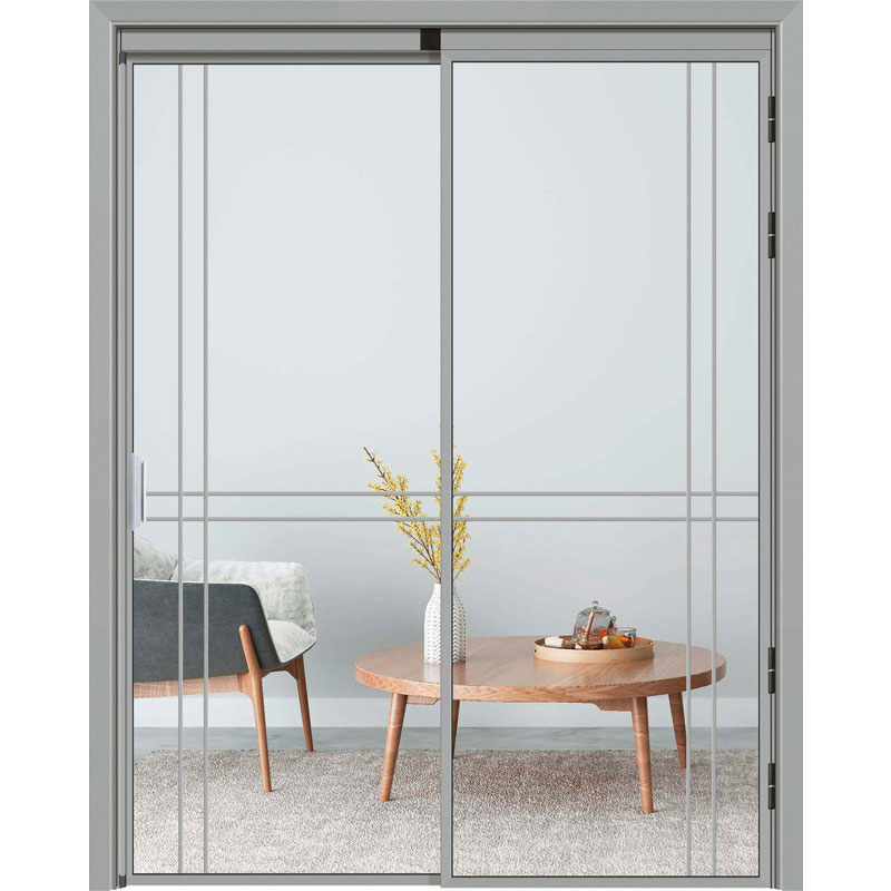 Ekstremt smal PD skydedør i aluminiumslegering